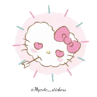 Hello Kitty BA  sticker 🐱