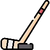 Telegram emojisi «Хоккей с шайбой» 🏒