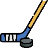 Telegram emojisi «Хоккей с шайбой» 🏒