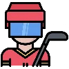 Хоккей с шайбой emoji 🏒