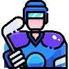 Telegram emoji «Хоккей с шайбой» 🏒