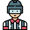 Telegram emoji «Хоккей с шайбой» 👨‍⚖️