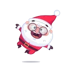 Santa sticker 🕺