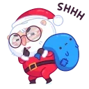 Santa sticker 🤫