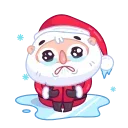 Santa sticker 😢