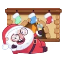 Santa sticker 🥂