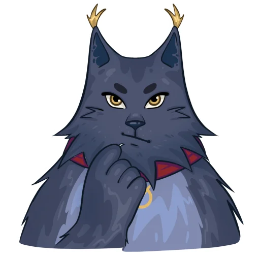 Telegram Sticker «Holy Cat» 🤔