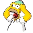 Емодзі телеграм Homer Simpson