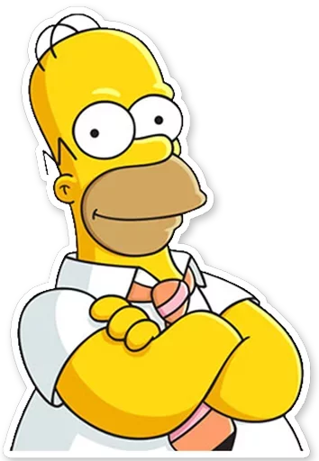 Homer Simpson sticker 😊