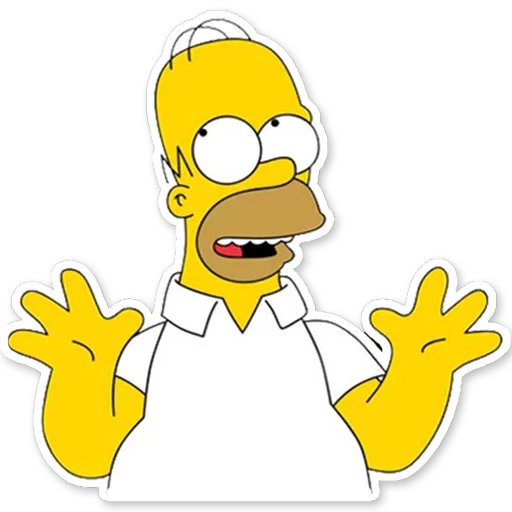 Homer Simpson sticker 😋