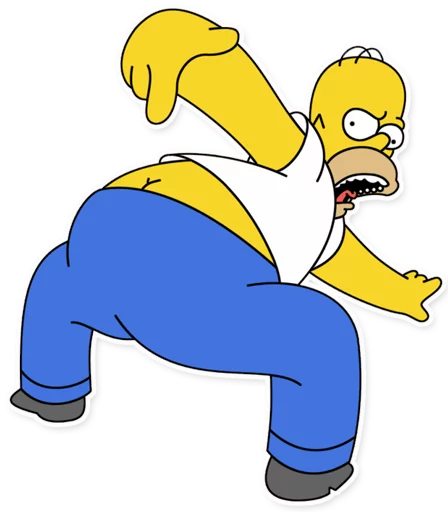 Эмодзи Homer Simpson 