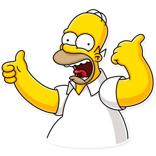 Homer Simpson sticker 👍