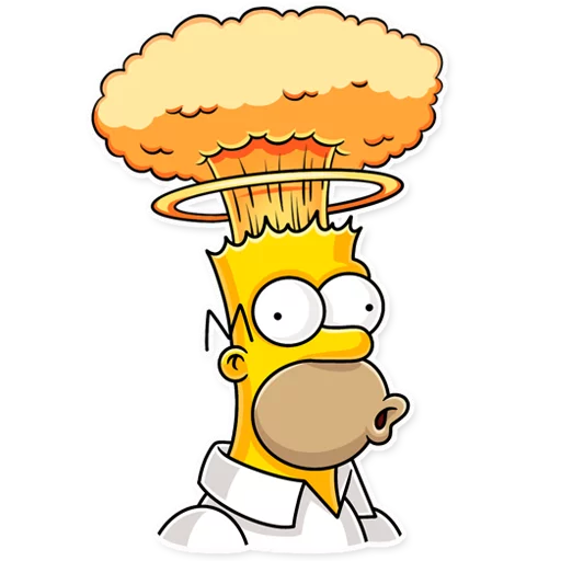 Telegram Sticker «Homer Simpson» 