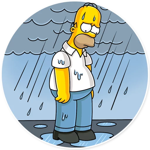 Homer Simpson stiker 😔
