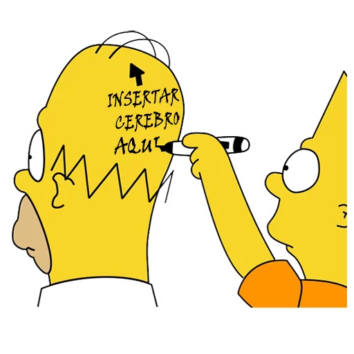 Telegram Sticker «Homero By Maximus10M» 😥