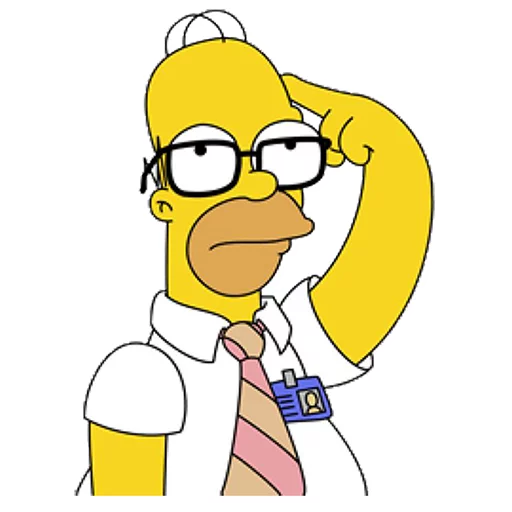 Стикер Telegram «Homero By Maximus10M» 😓