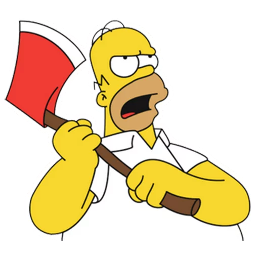 Telegram stiker «Homero By Maximus10M» 👺