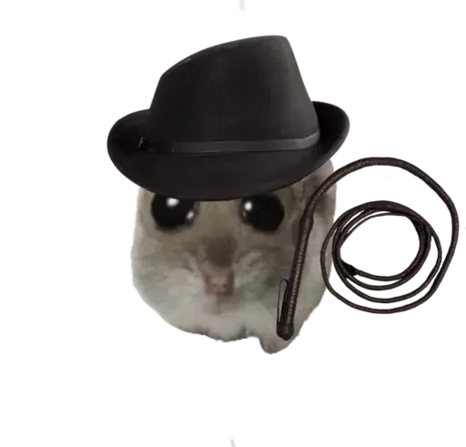 Стікер Telegram «sad hamster» 🥺
