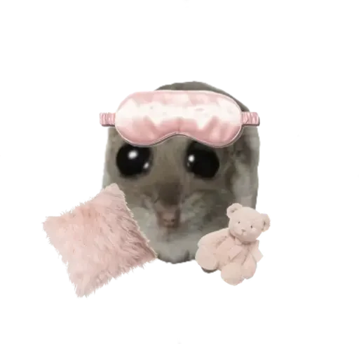 Стікер sad hamster 🥺