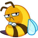 Bee emoji ☹️
