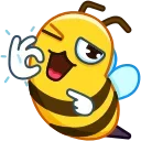 Эмодзи Bee 👌