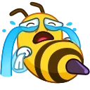Bee emoji 😭