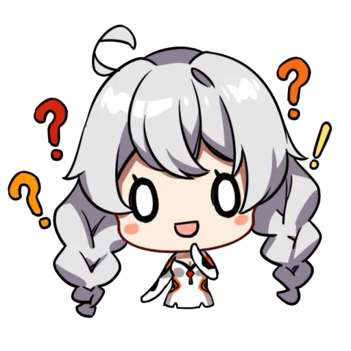 Honkai Impact 3rd Chibi sticker ❓