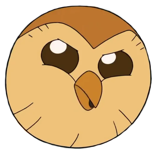 Telegram Sticker «Hooty_Door (The Owl House)» 😤
