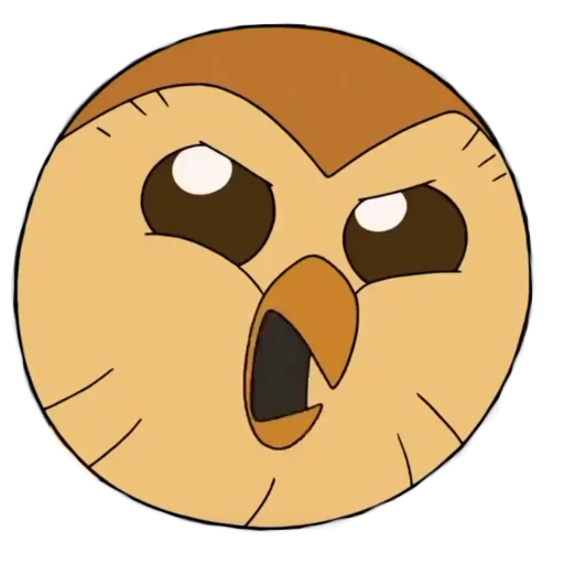 Telegram Sticker «Hooty_Door (The Owl House)» 😡