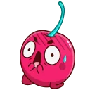 Hot Cherry emoji 😨