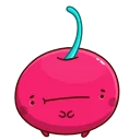 Hot Cherry emoji 😐