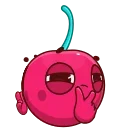 Hot Cherry emoji 🤔