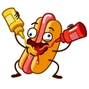 Juicy Hot Dog stiker 🥴