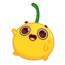 Эмодзи Hot Lemon 👋