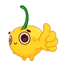 Емодзі Hot Lemon 👍