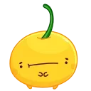 Hot Lemon emoji 😐