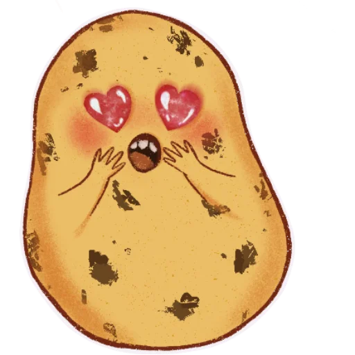 Емодзі Hot potato 😍