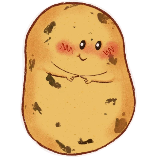 Telegram Sticker «Hot potato» ☺️