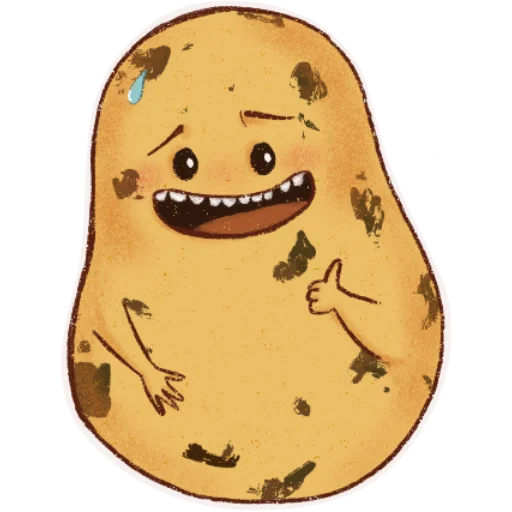 Hot potato sticker 😅