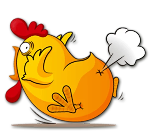 Hot Chicken sticker 💨