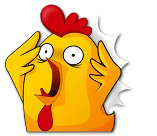 Telegram stiker «Hot Chicken» 😱