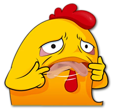 Hot Chicken emoji 👅