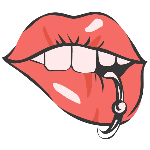 Telegram Sticker «Hot Lips » 👄