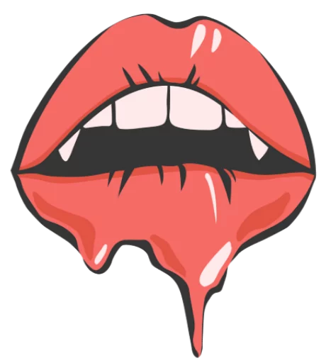 Hot Lips  sticker 👄