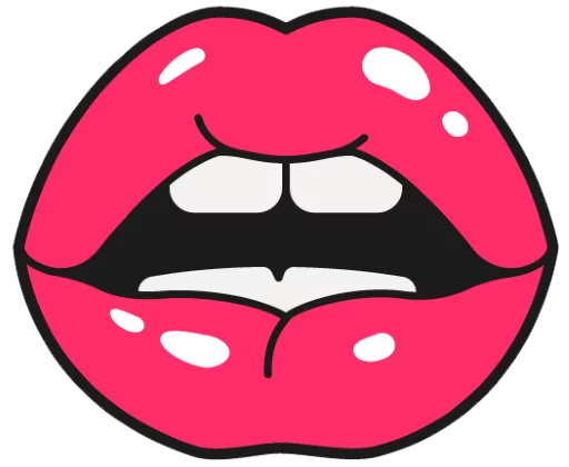 Hot Lips stiker 👄