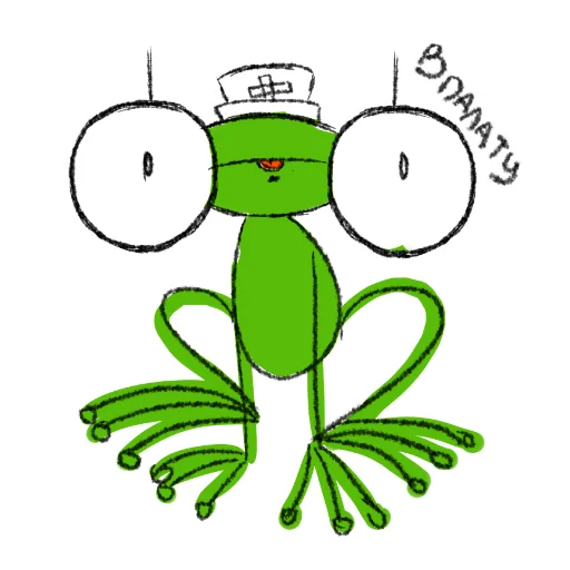 Hydrogen Frog ->  stiker 😷