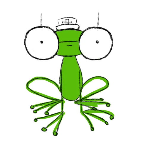 Hydrogen Frog -> emoji 😳