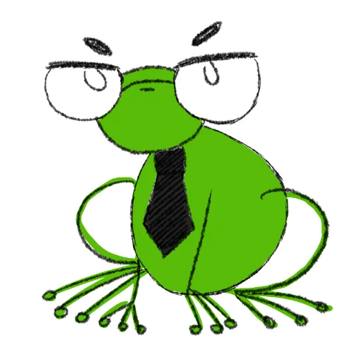 Telegram Sticker «Hydrogen Frog ->» 😡
