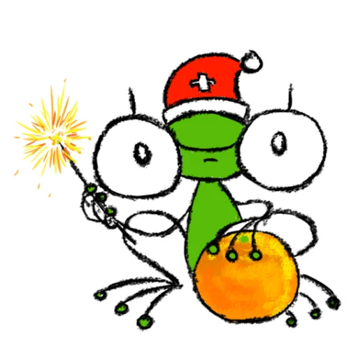 Telegram Sticker «Hydrogen Frog ->» 🎉