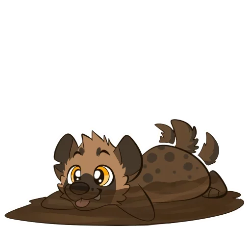 Telegram Sticker «Hyena» 😋
